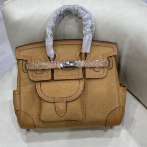 Hermes Birkin Cargo 25 Canvas Handbag - Image 5
