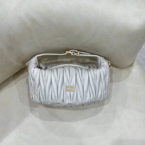 Miu Miu Matelassé Nappa leather pouch bag - Image 3